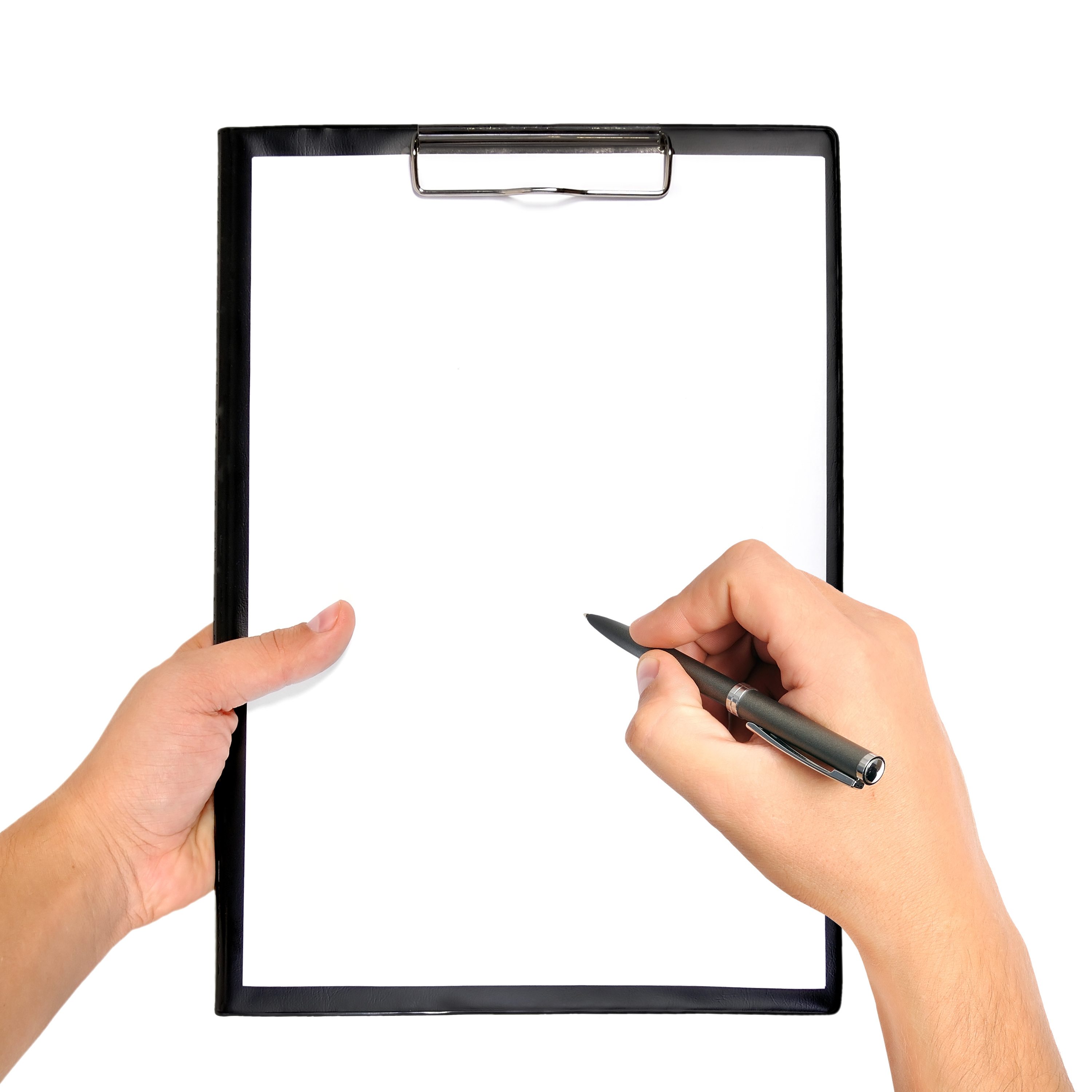 blank clipboard