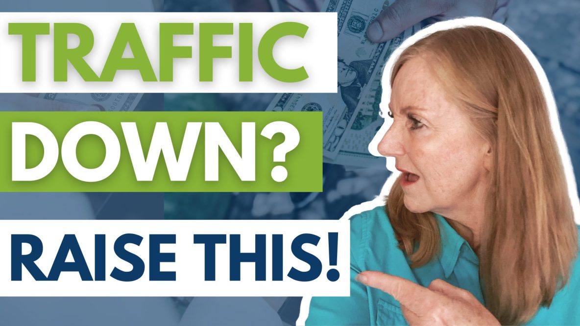 traffic down? raise your items per sale